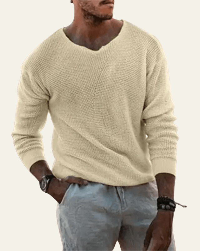 Maglione Uomo in Maglia Morbida di Alta Qualità Comfort