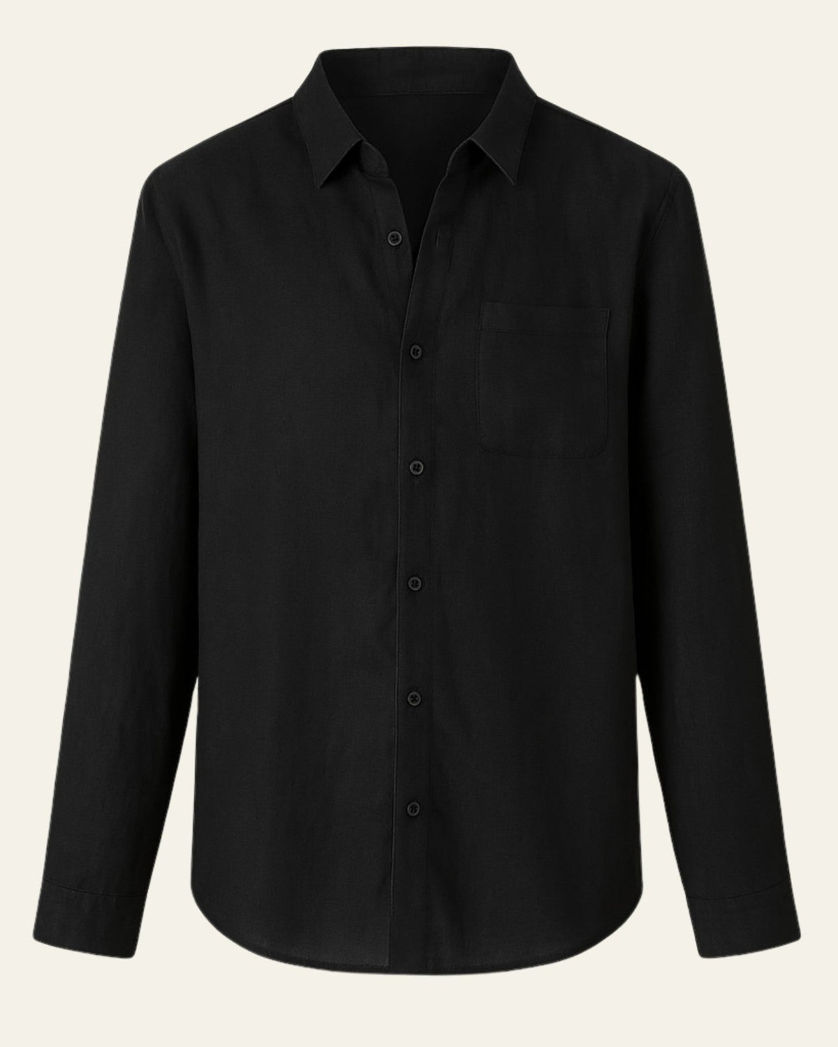 Camicia Uomo in Lino Oversize Misto Leggera Estiva