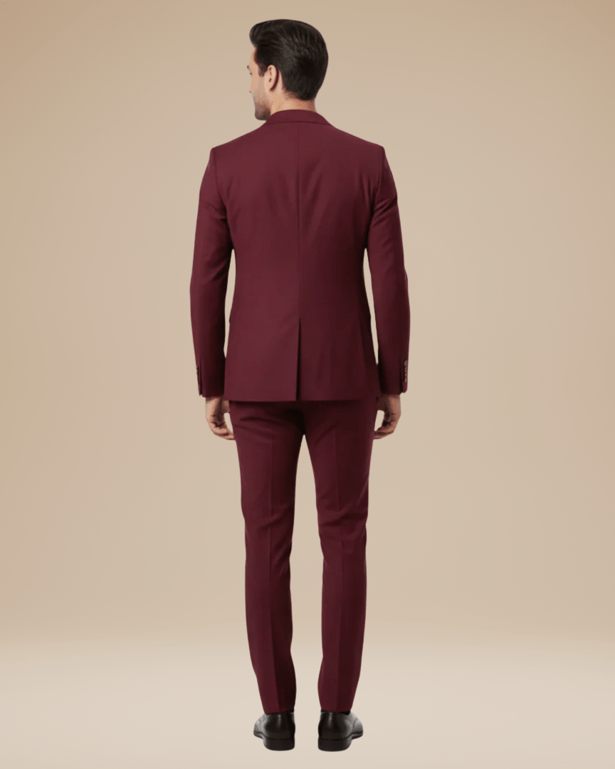 Abito Uomo Due Pezzi Su Misura Tessuto Stretch Versatile