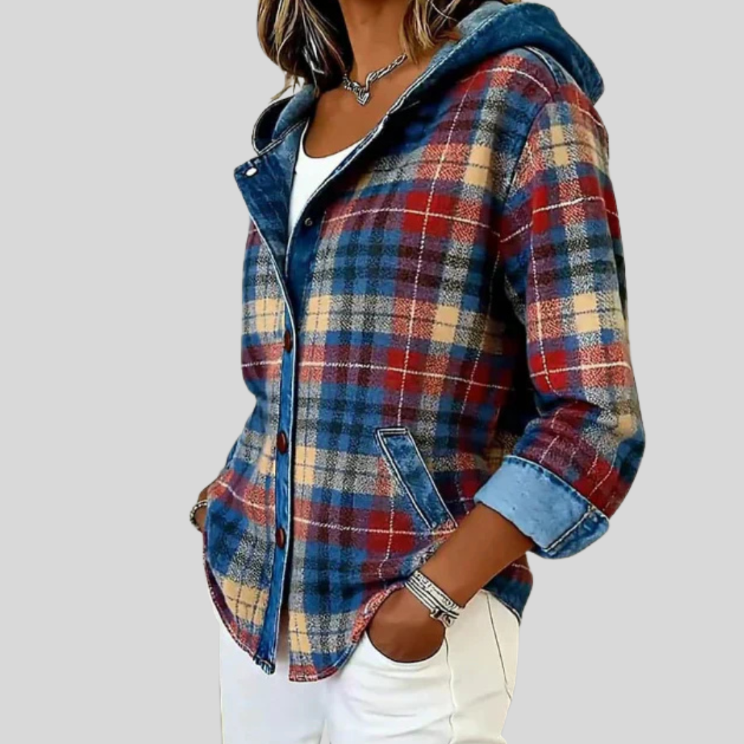Hildred | Shacket Imbottito a Quadri