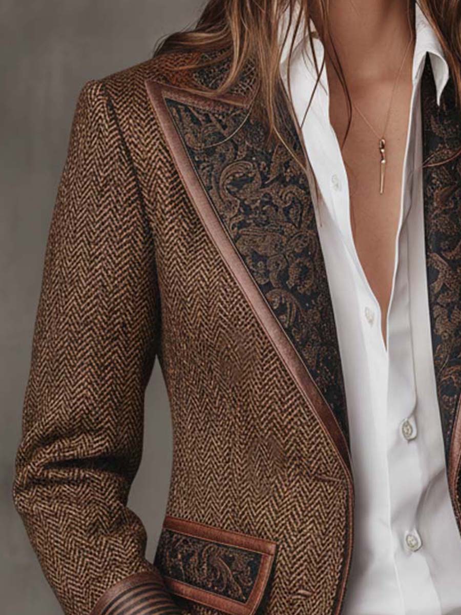 Carlotta | Blazer Donna Spigato a Pannelli