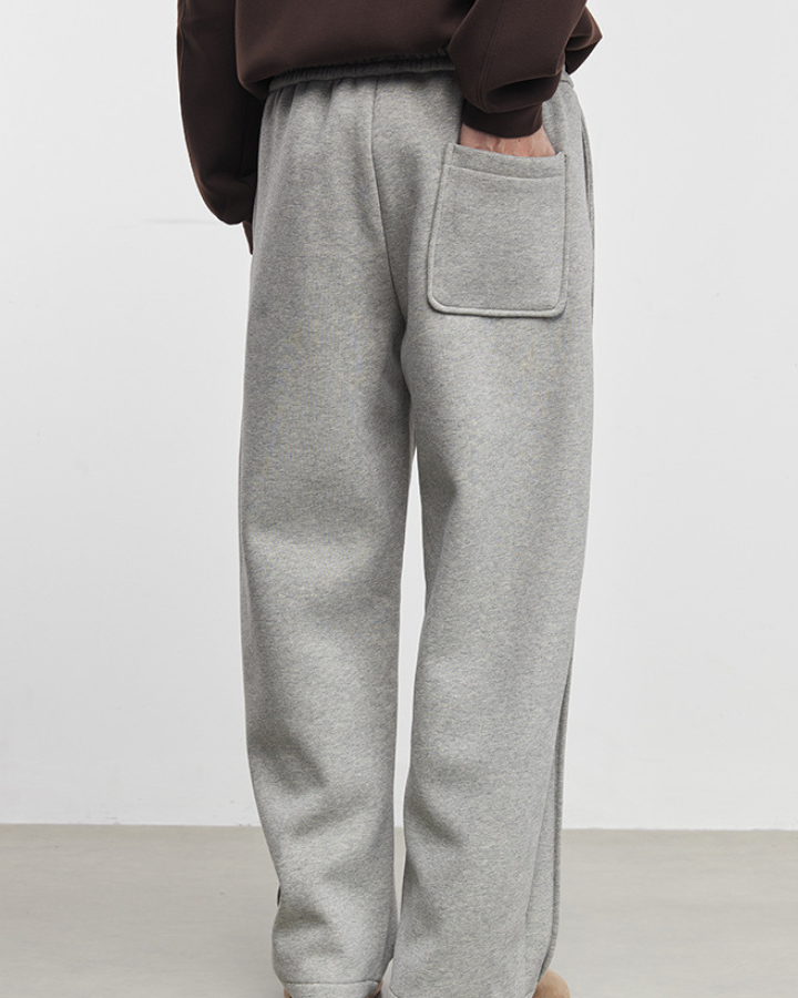 Pantaloni Uomo in Felpa di Cotone Fleece Silhouette Ampia