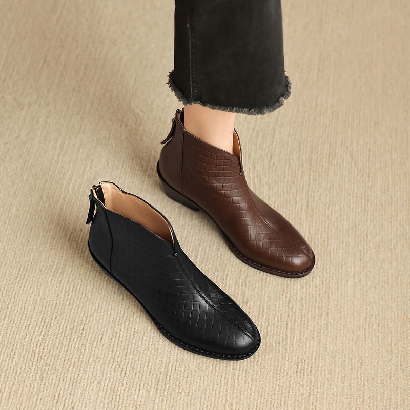 Teresa | Stivali Donna in Pelle Autentica con Plateau Discreto