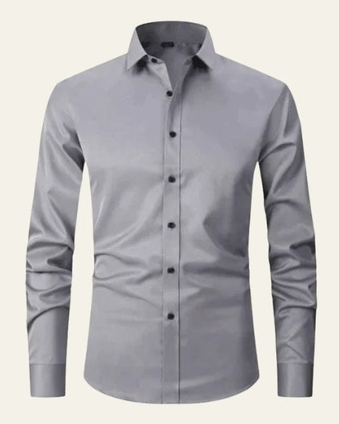 Camicia Uomo Elasticizzata Silhouette Asciutta Libertà