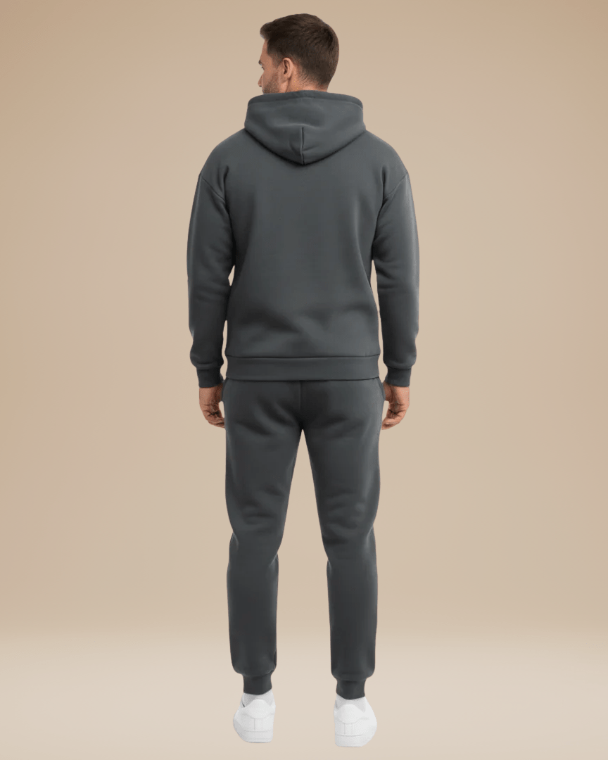 Completo Uomo Casual Felpa con Cappuccio e Jogger Sportivo