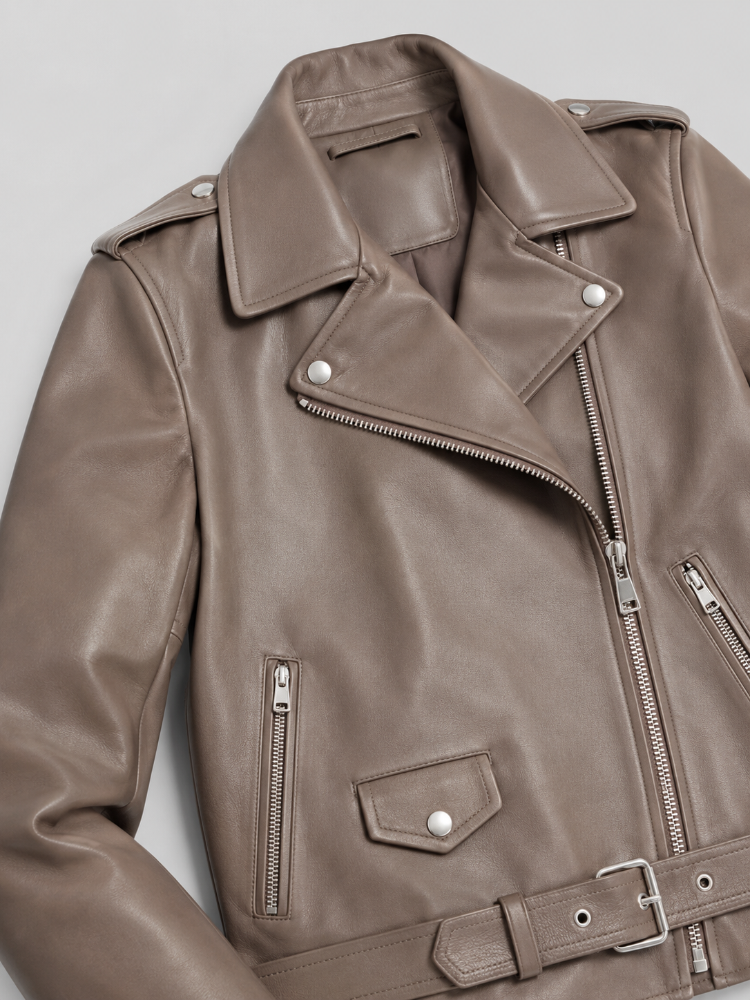 Giacca Biker Donna Oversize Effetto Pelle