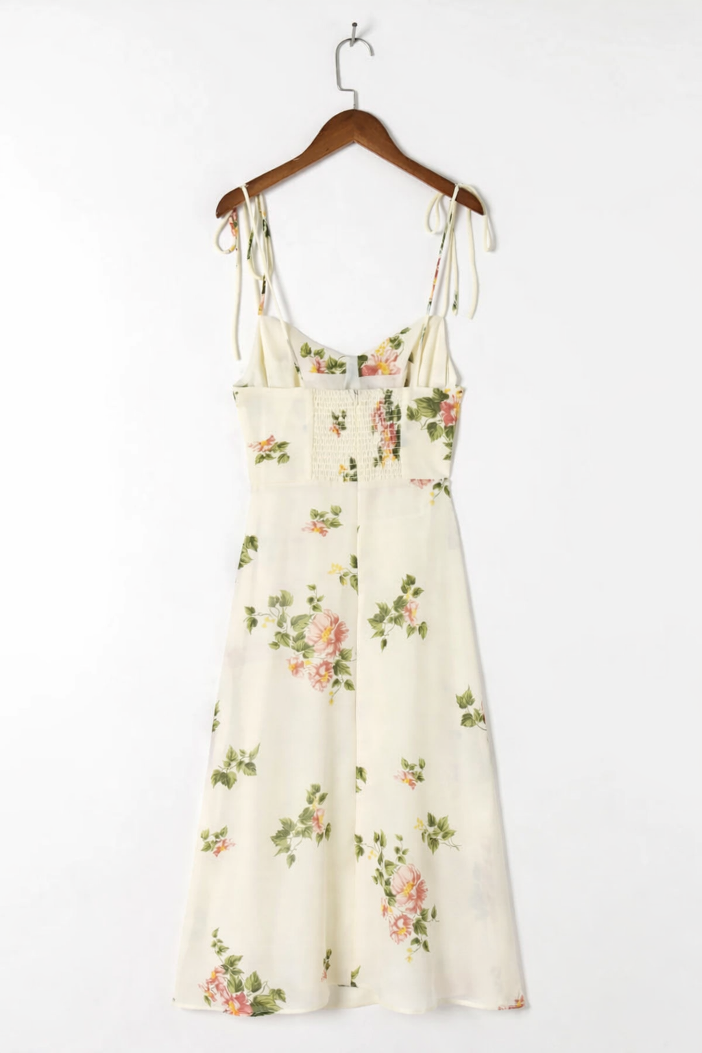 Abito Midi Donna Floreale con Cintura