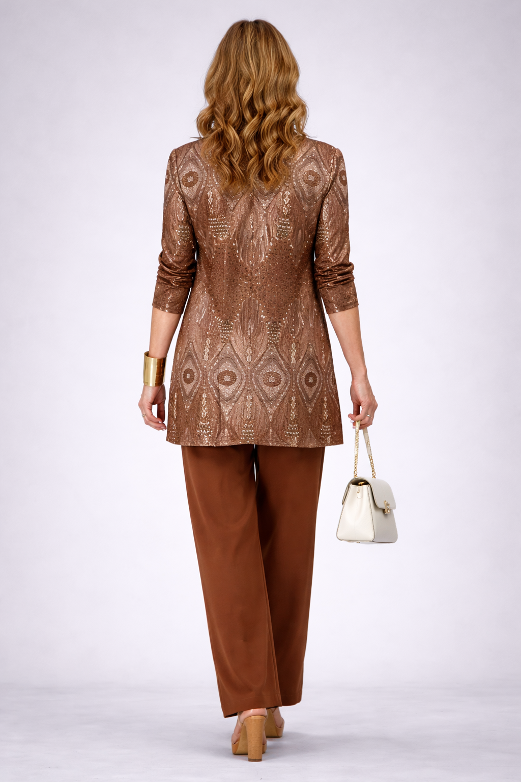 Gilda | Completo Donna 3 Pezzi Marrone