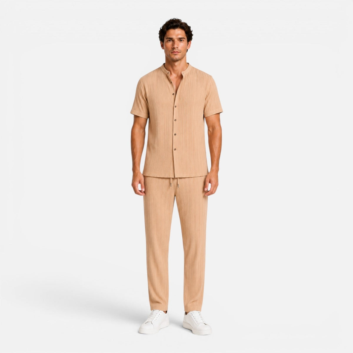 Completo Uomo Estivo Camicia e Pantaloni Leggeri