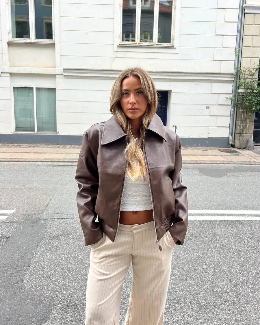 Giacca Donna in Pelle Sintetica