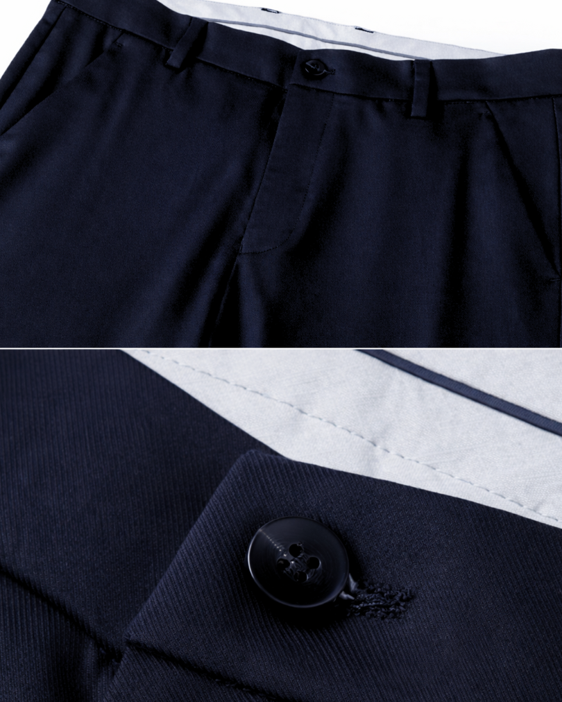 Pantaloni Uomo Sartoriali Elasticizzati Linea Pulita