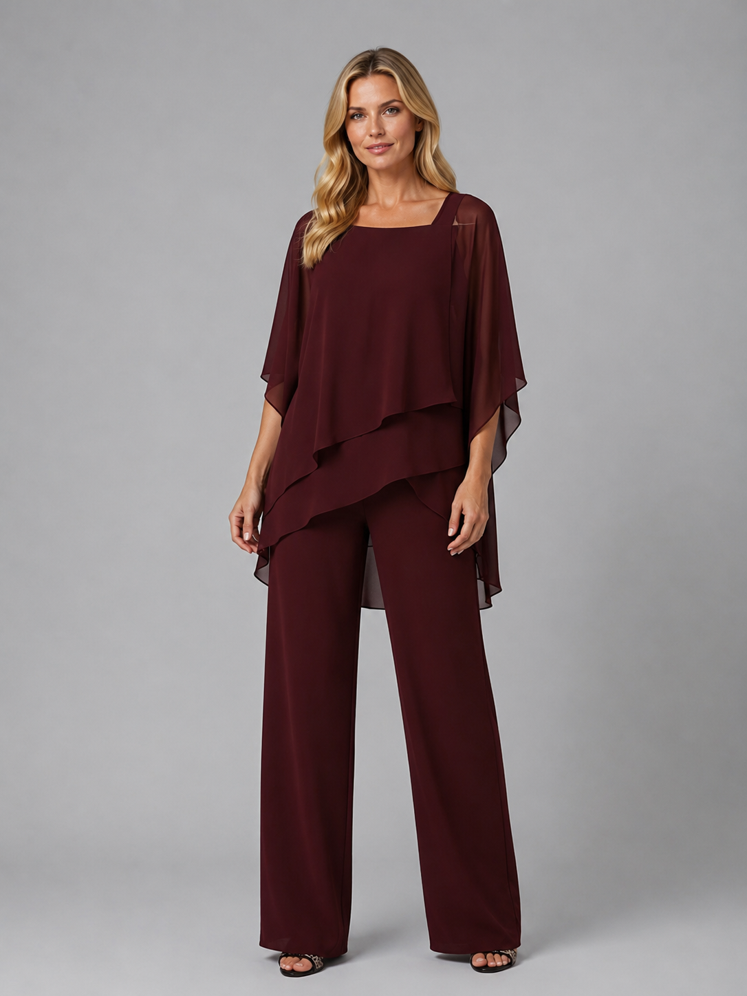 Completo Donna in Chiffon a Strati