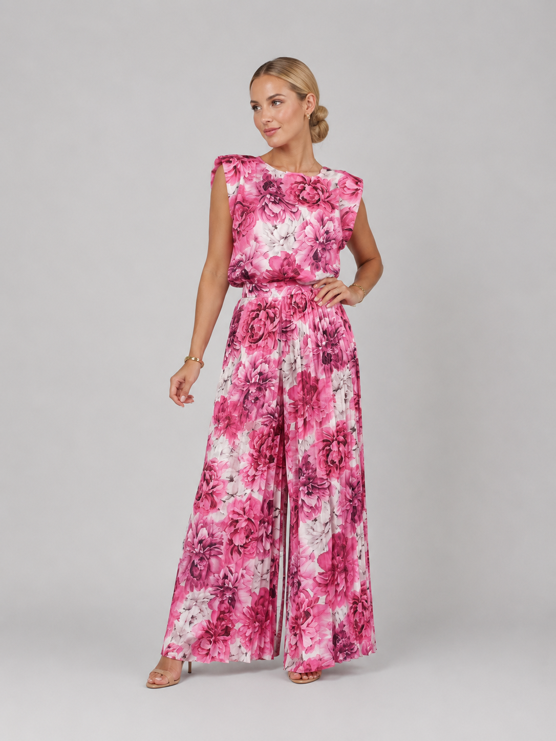 Completo Donna con Pantaloni Plissettati