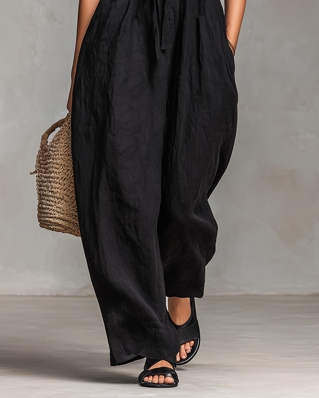 Nina | Tuta Bandeau Elegante, Nero