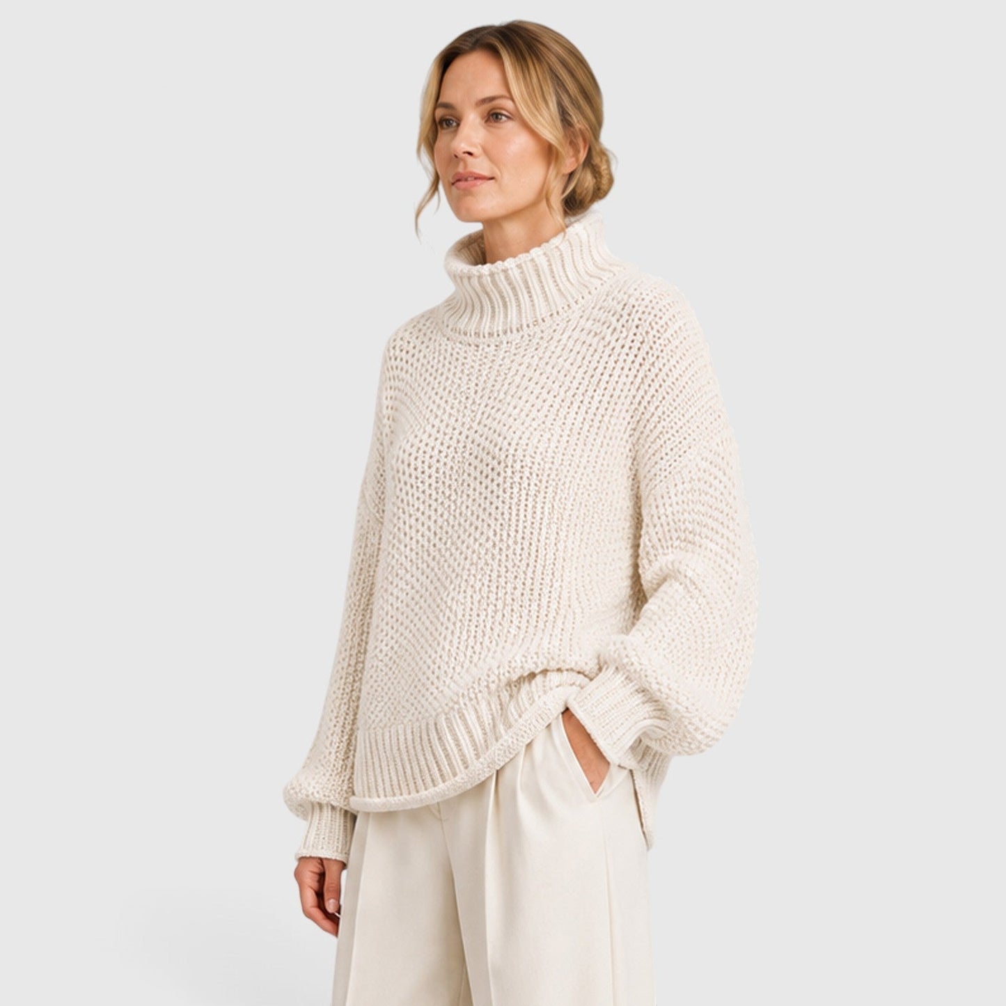 Maglione Dolcevita Donna Quotidiano