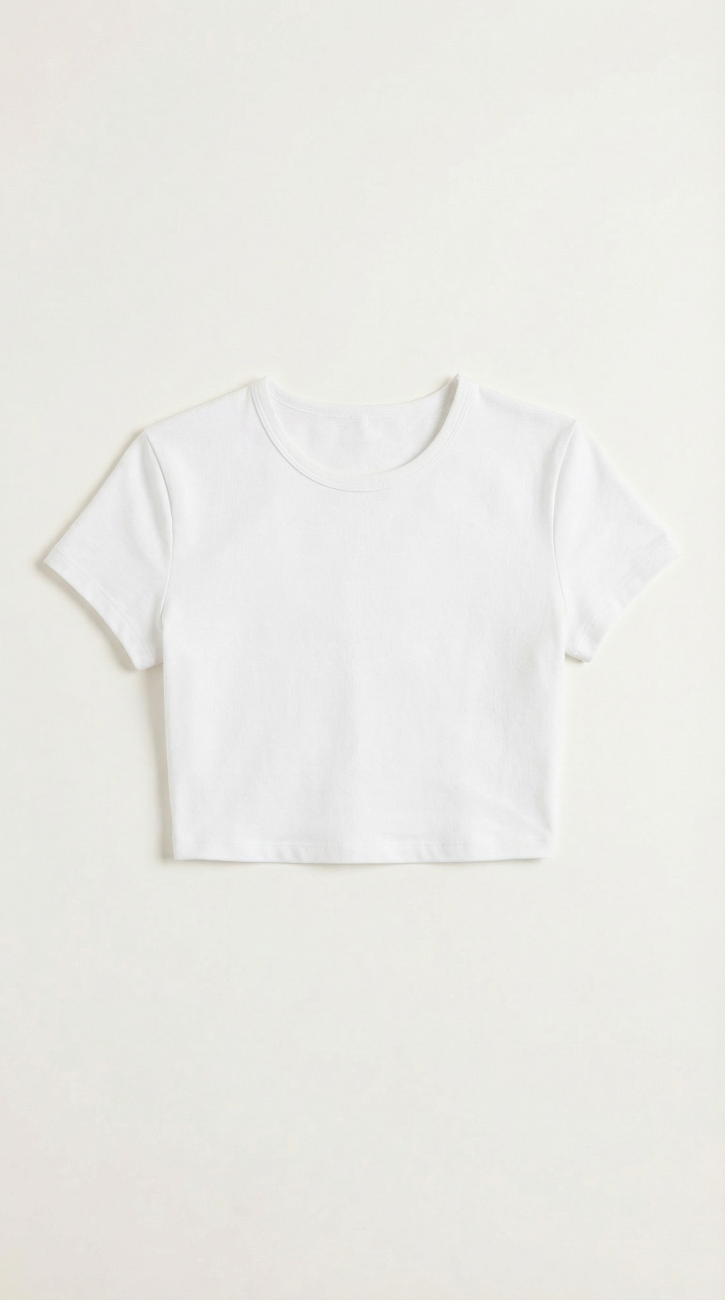 Top Crop Donna Elasticizzato Minimal