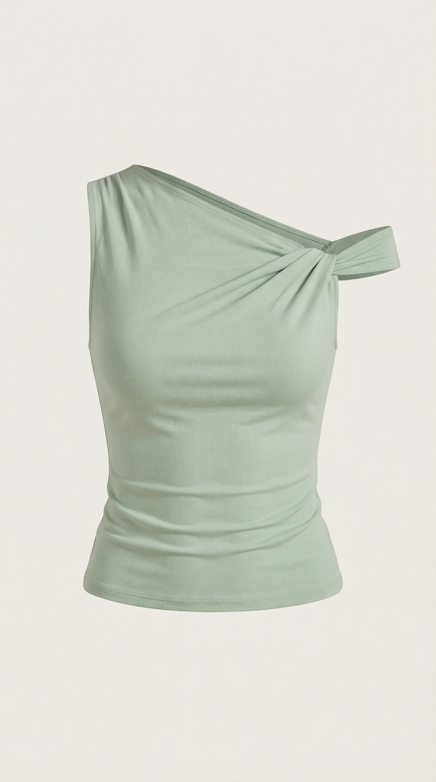 Top Donna Monospalla Drappeggiato