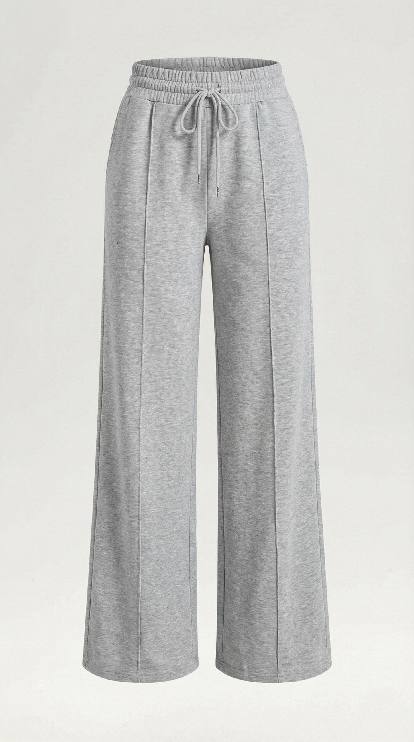Pantaloni Donna a Gamba Larga con Coulisse