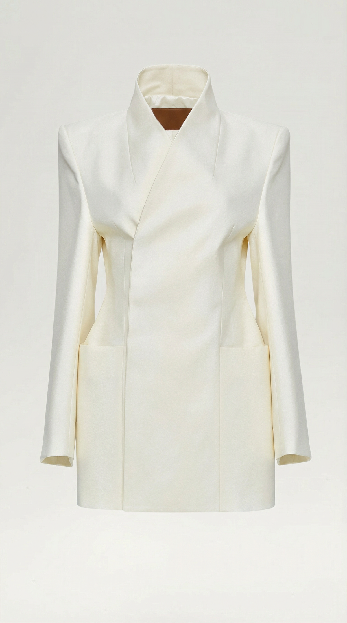 Abito Blazer Corto Donna con Chiusura Asimmetrica