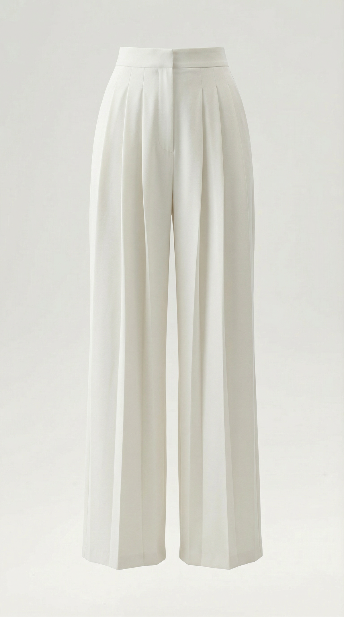 Pantaloni Donna Plissettati in Crepe