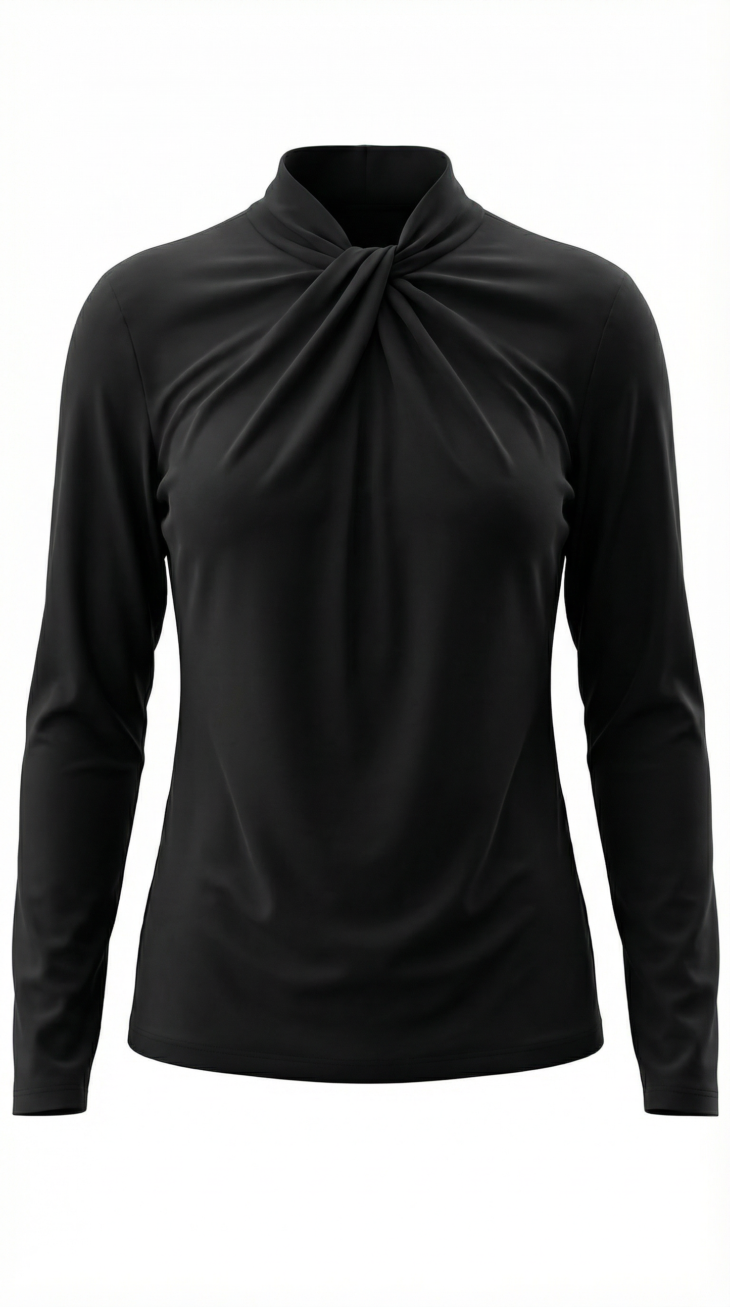 Blusa Donna con Nodo al Collo