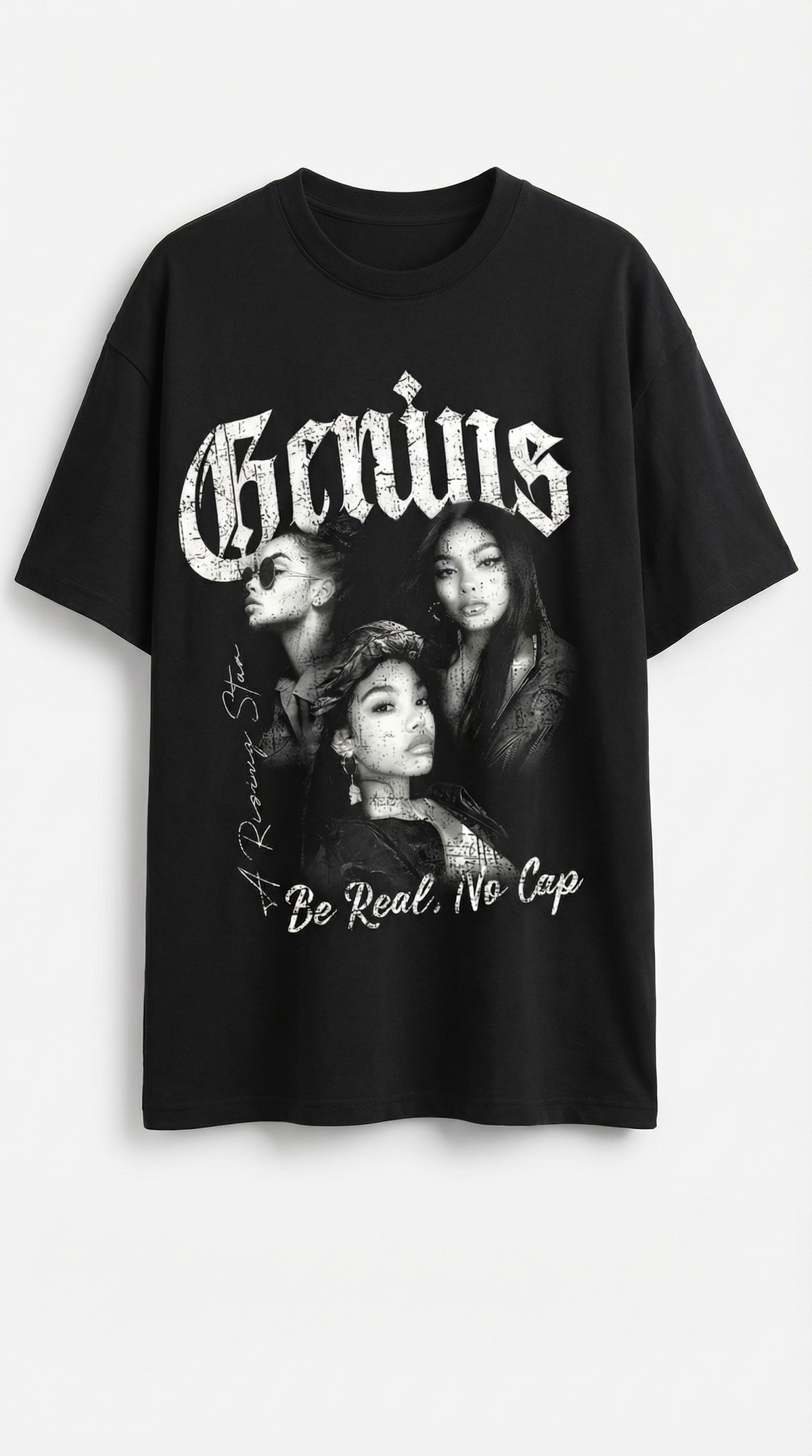 T-Shirt Oversize Donna con Stampa Grafica