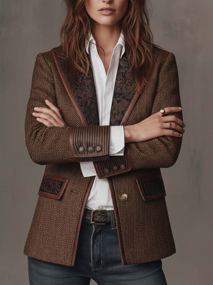 Carlotta | Blazer Donna Spigato a Pannelli
