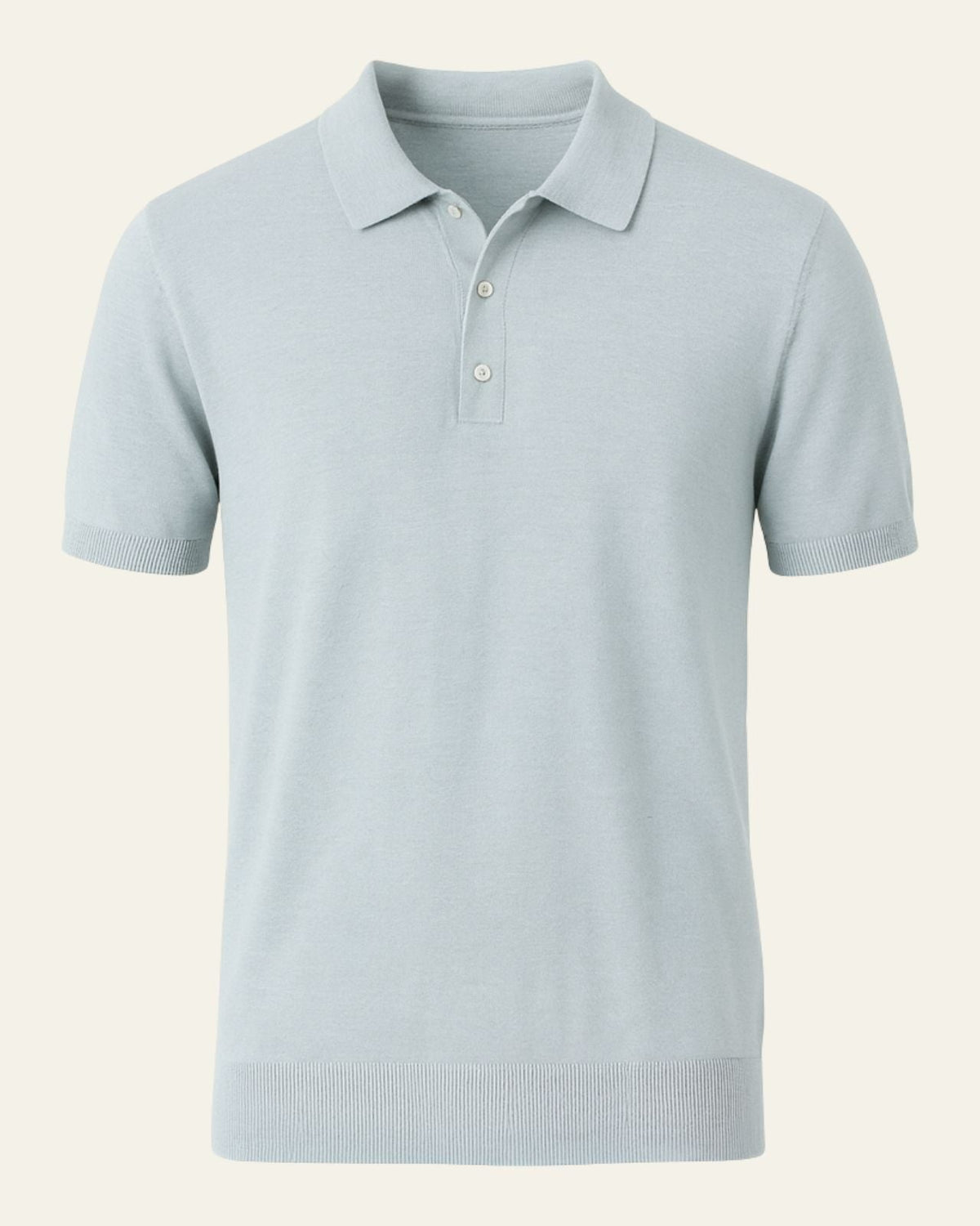 Polo Uomo in Cotone Lavorato a Maglia Sobrio Comfort Immediato