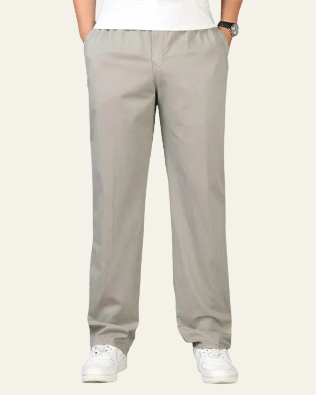 Pantaloni Uomo in Cotone Lino Comodi ed Eleganti Raffinati
