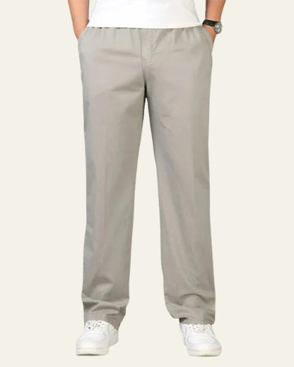 Pantaloni Uomo in Cotone Lino Comodi ed Eleganti Raffinati