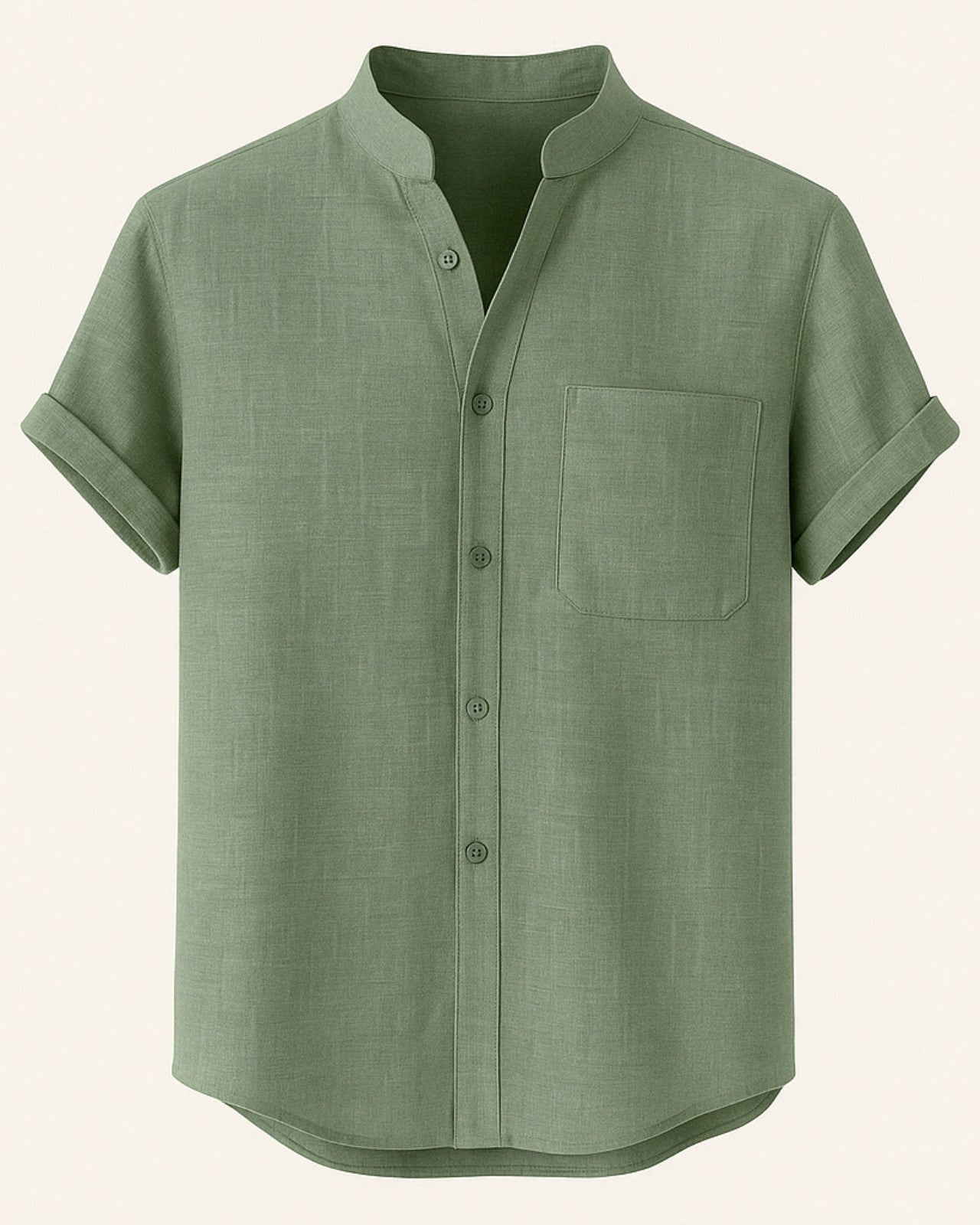 Camicia Uomo da Club Misto Poliestere Lino Raffinata