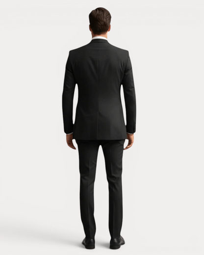 Abito Uomo Tre Pezzi Su Misura in Lana Stretch Formale