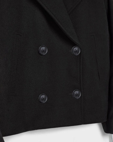 Cappotto Corto Donna Doppiopetto in Lana