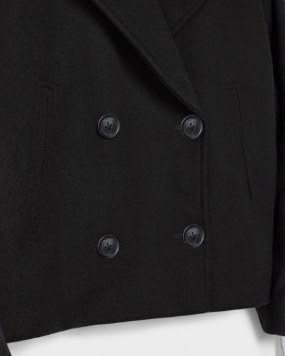 Cappotto Corto Donna Doppiopetto in Lana