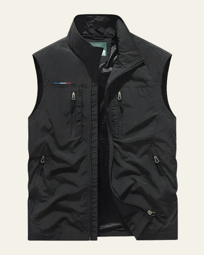 Gilet Uomo Slim in Tessuto Tecnico