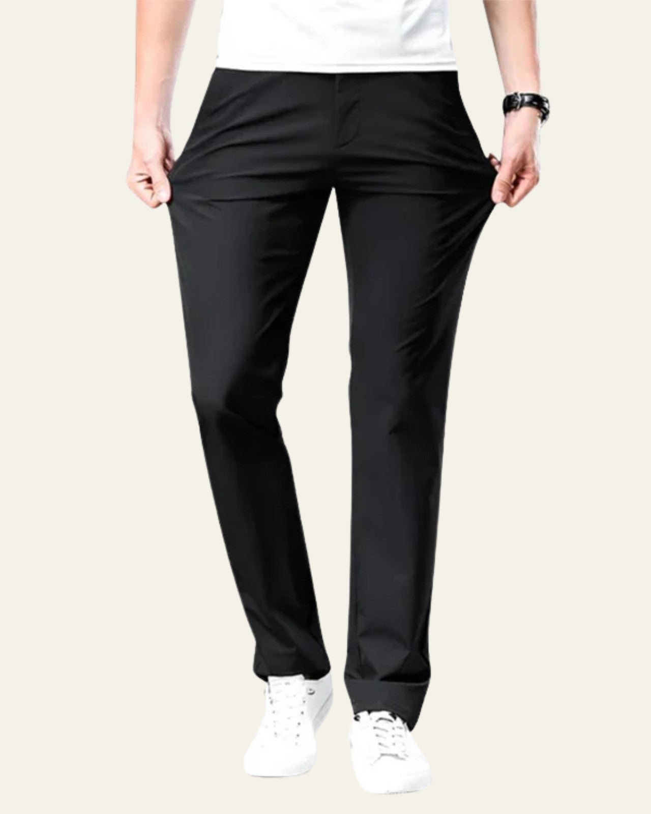 Pantaloni Chino Uomo in Cotone Premium