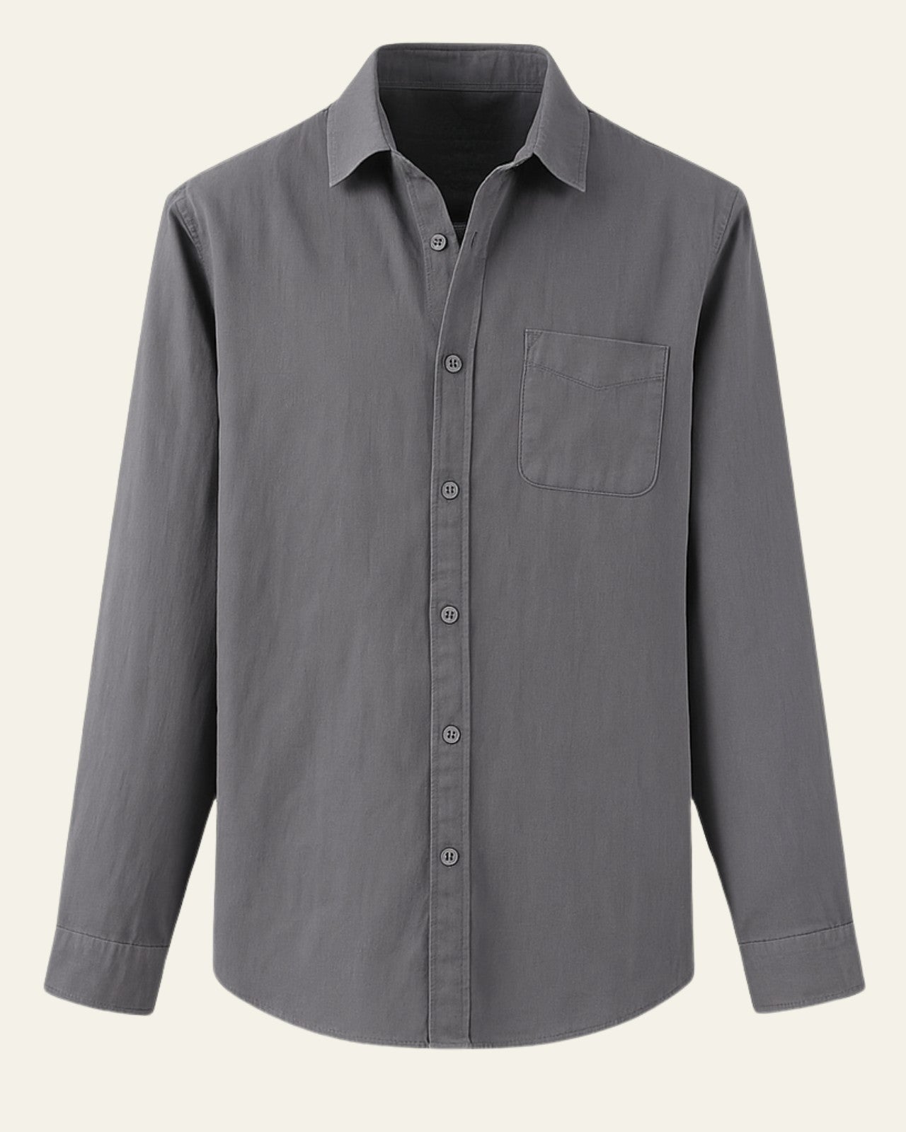 Camicia Uomo in Lino Oversize Misto Leggera Estiva