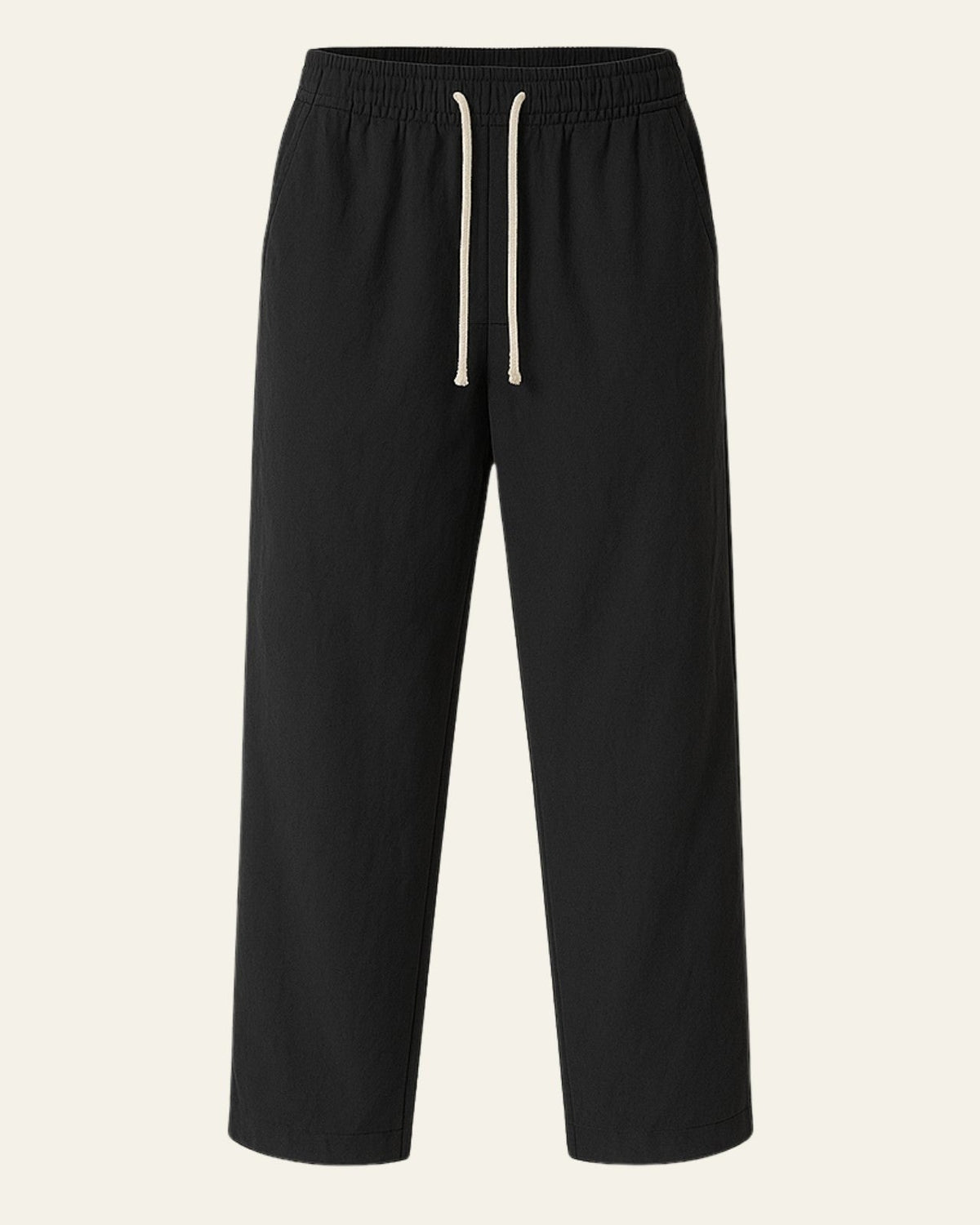 Pantaloni Uomo in Lino e Cotone Leggeri Stile Costiero