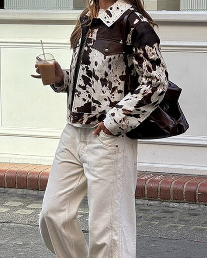 Giacca Donna Effetto Haircalf