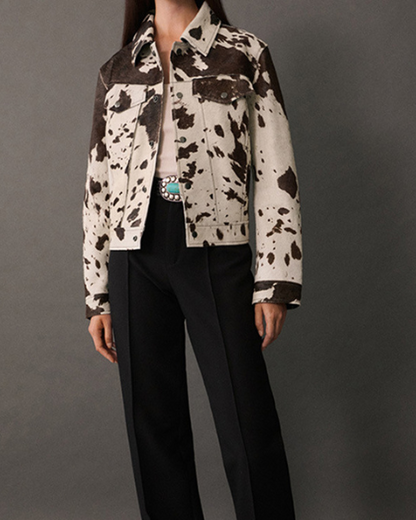 Giacca Donna Effetto Haircalf