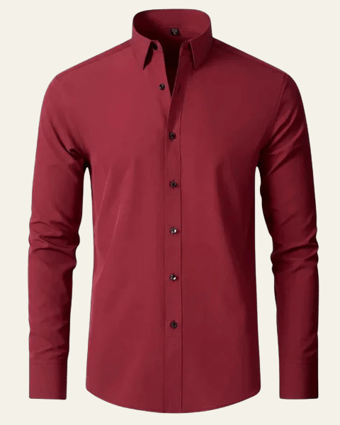 Camicia Uomo in Cotone Superficie Liscia Taglio Sartoriale