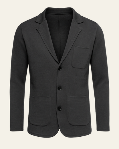 Blazer Uomo in Maglia Premium Slim Fit