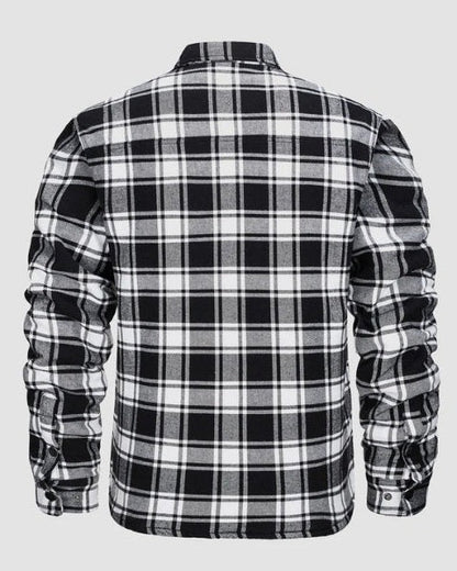 Overshirt Uomo in Flanella Trapuntata