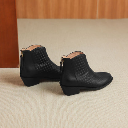 Teresa | Stivali Donna in Pelle Autentica con Plateau Discreto