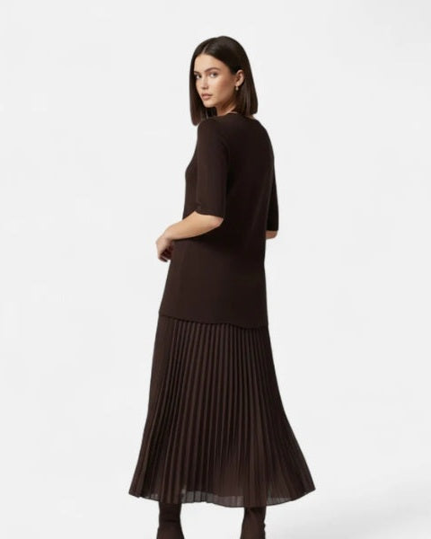 Abito Donna in Maglia Plissettata