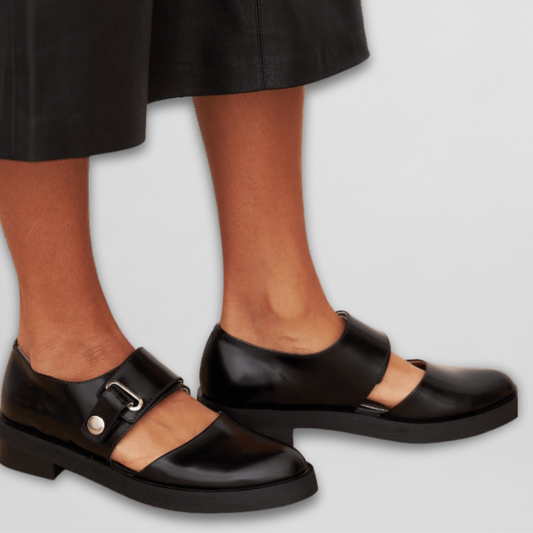Scarpe Mary Jane Donna con Fibbia Regolabile