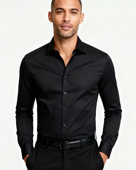 Camicia Uomo Classica Elasticizzata