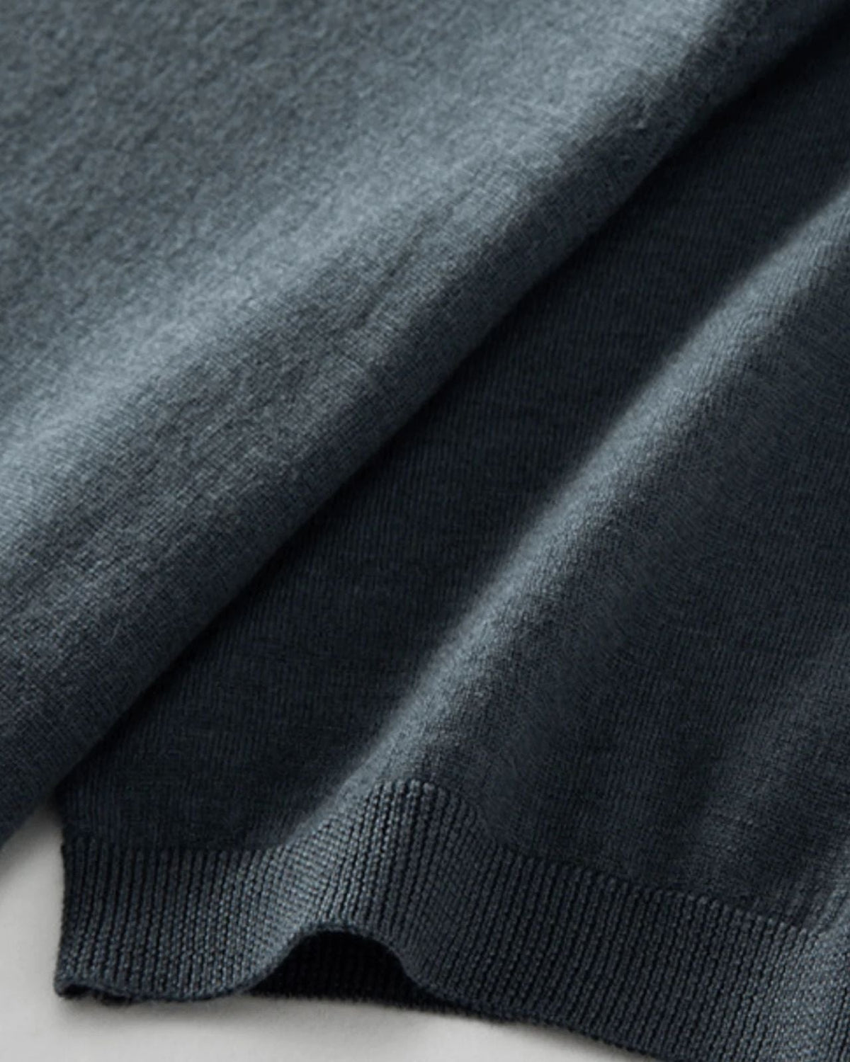 Maglietta Uomo in Lana Lavorata a Maglia Comfort Leggero