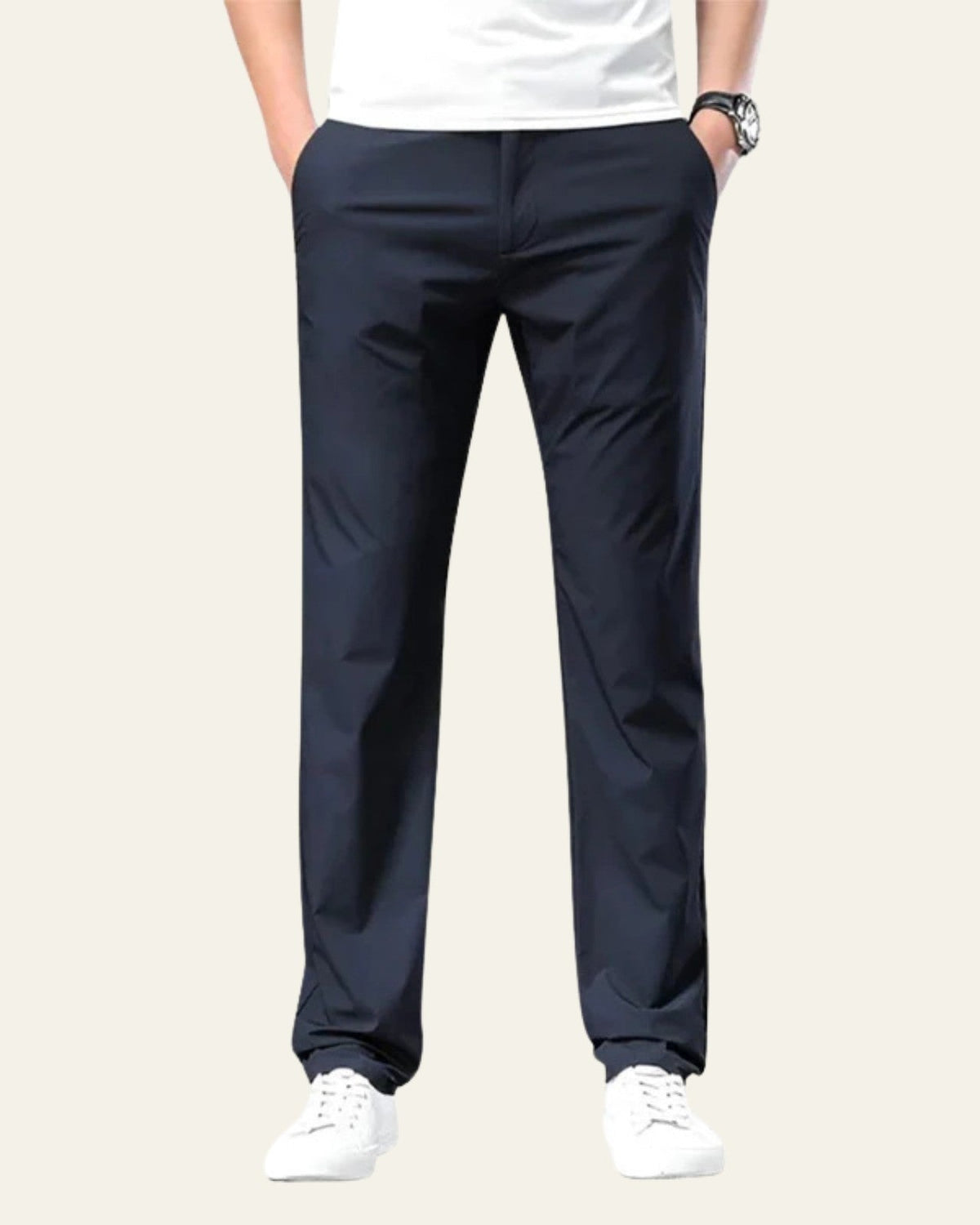 Pantaloni Chino Uomo in Cotone Premium