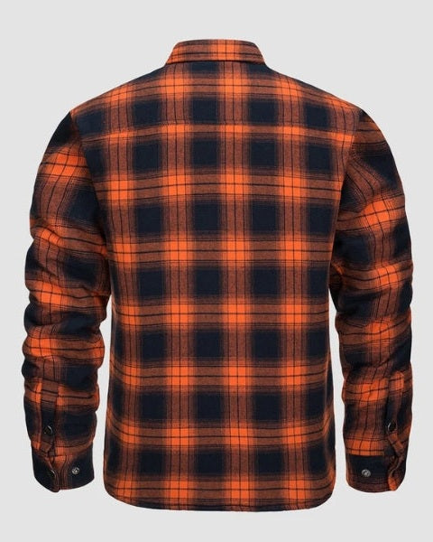 Overshirt Uomo in Flanella Trapuntata